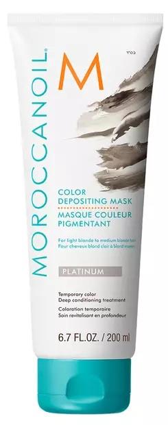 Moroccanoil Depositing Platinum Renk Tazeleyeci Bakım Maskesi 200 ml-Moroccanoil