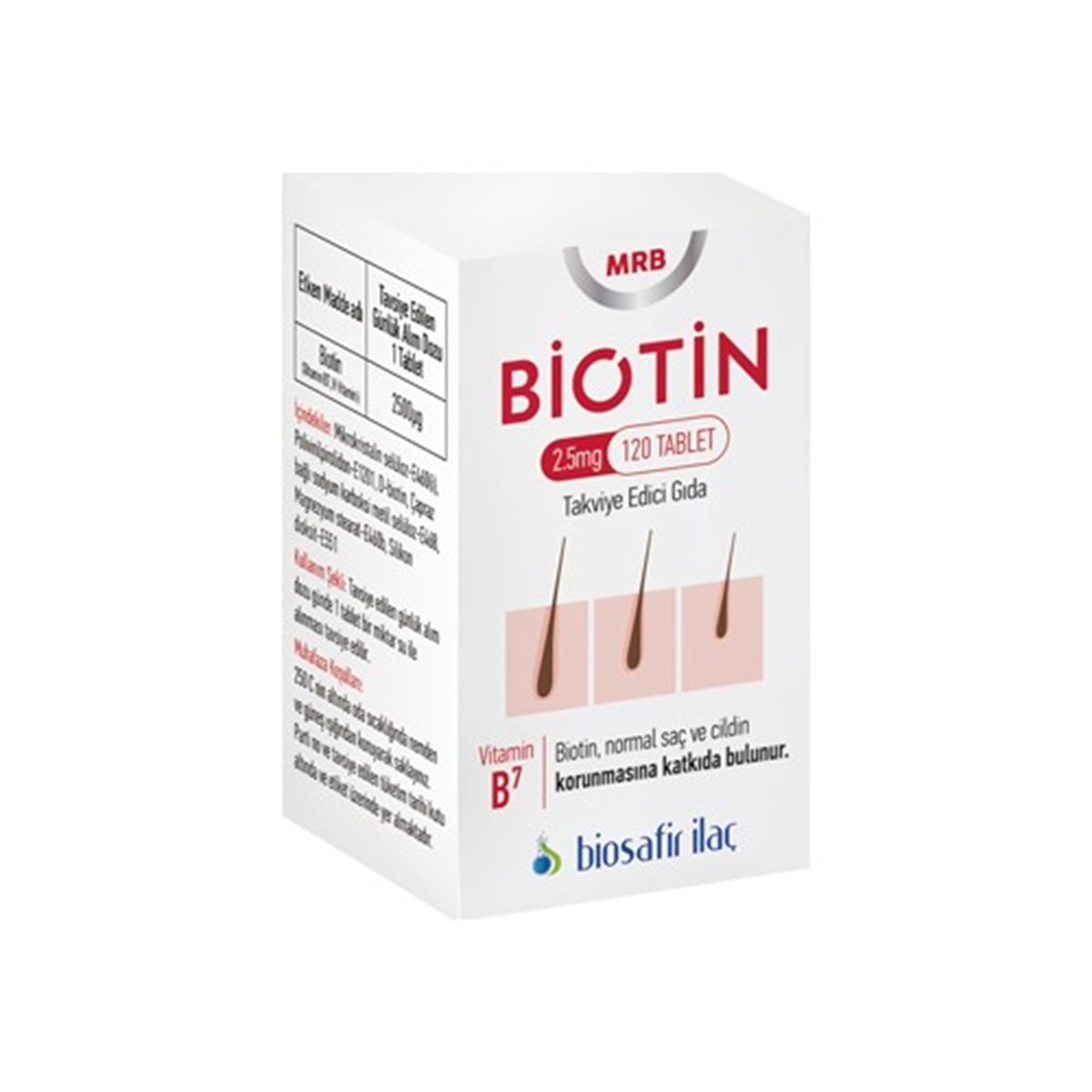 MRB  Biotin 2.5 mg 120 Tablet