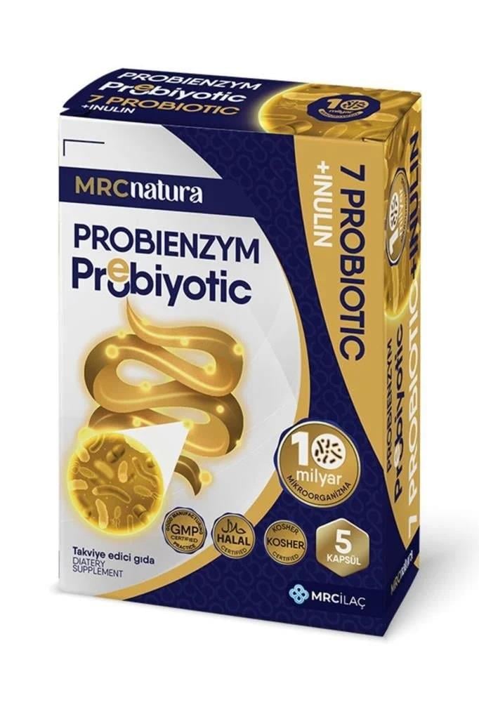 Mrc Natura Probienzym Probiyotik 10 Milyar Inulin Prebiyotik 5 Kapsül-MRC Natura