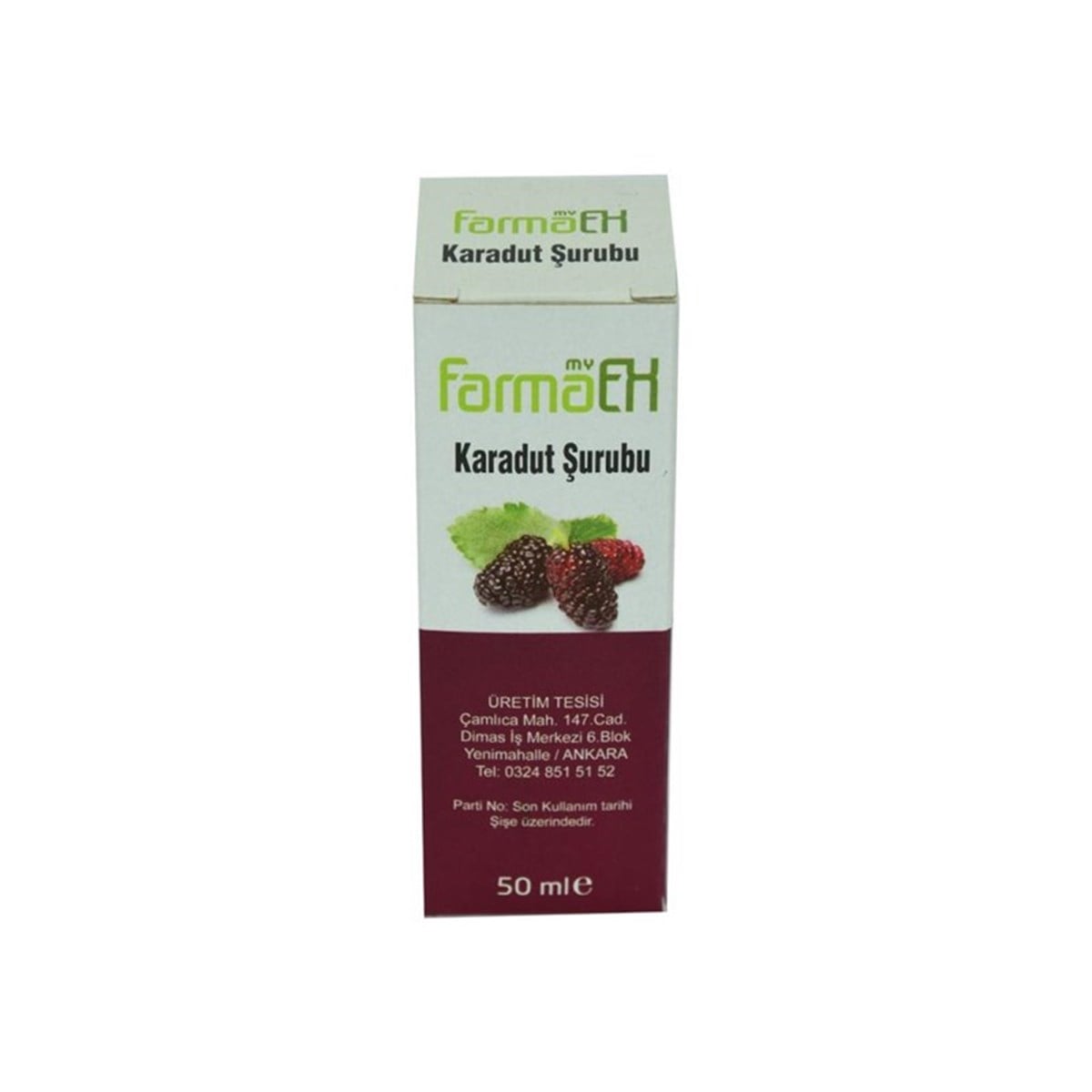 My FarmaEX Karadut Şurubu 50 ml