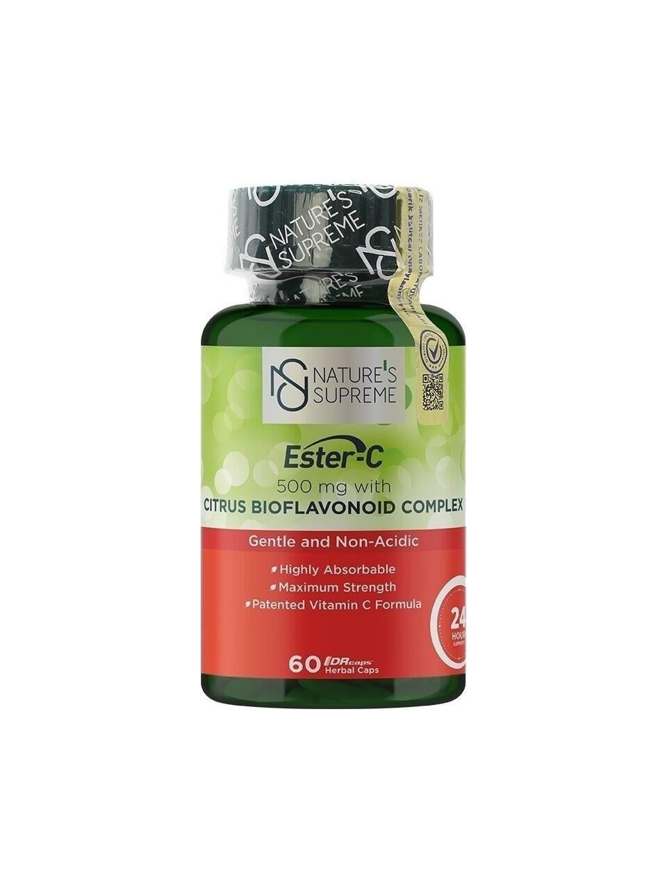 Nature's Supreme Ester-C 500 mg Bioflavonoid 60 Tablet-Nature's Supreme