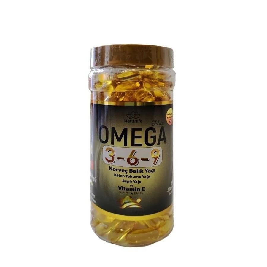 Naturlife Omega 3-6-9 Norveç 1300 mg 200 Kapsül-Naturlife