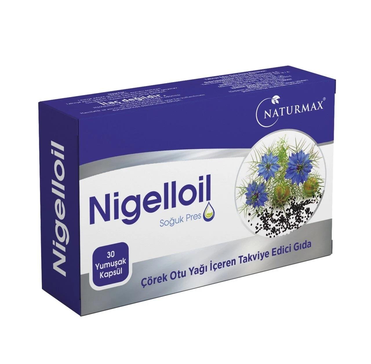 Naturmax Nigelloil Çörek Otu Yağı 30 Kapsül-NATURMAX