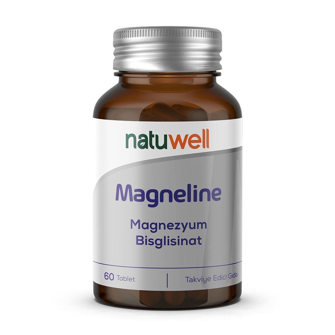 Natuwell Magneline Magnezyum Bisglisinat 60 Kapsül-NATUWELL