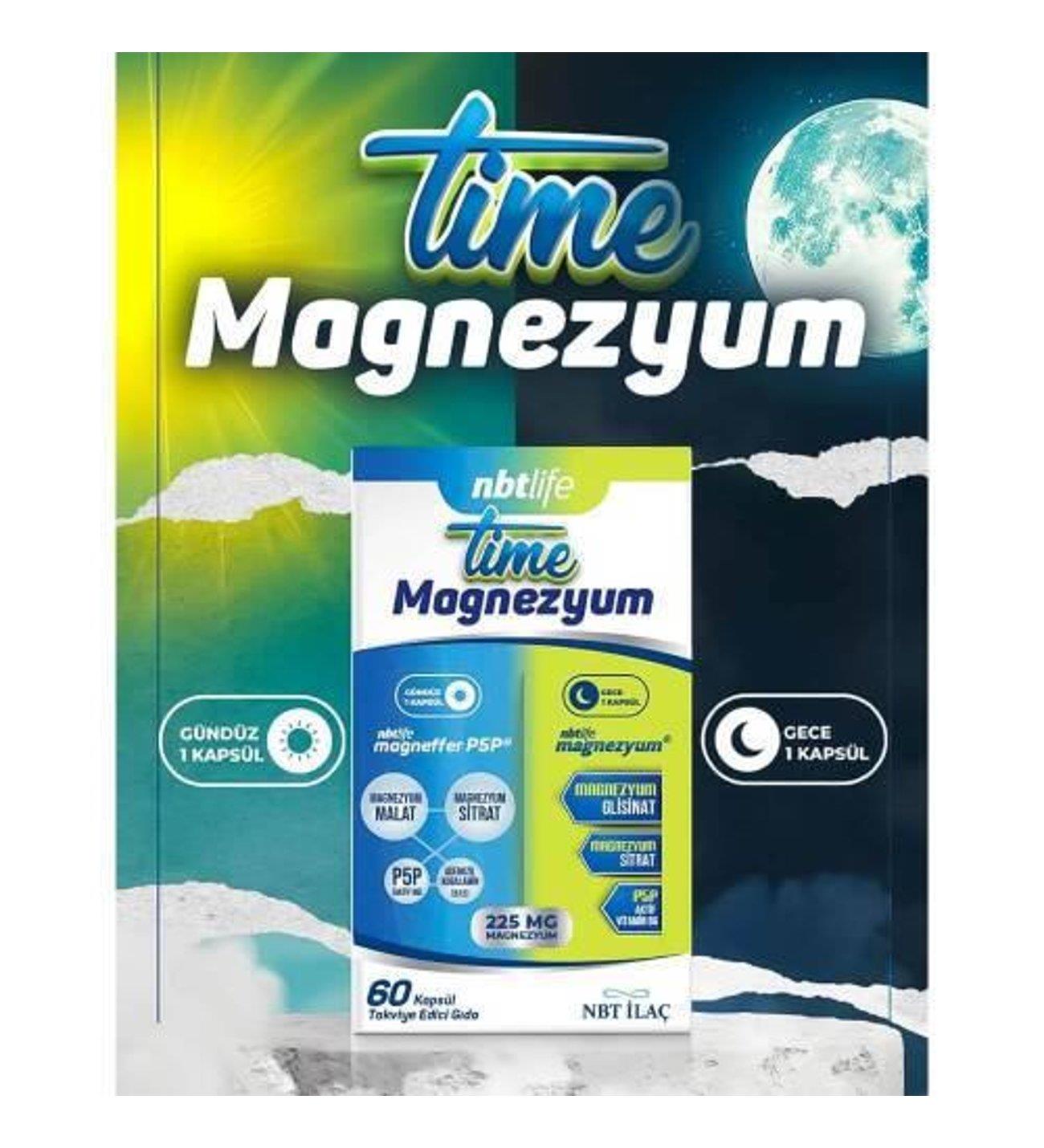 Nbt Life Time Magnezyum 60 Kapsül-Nbt ilaç