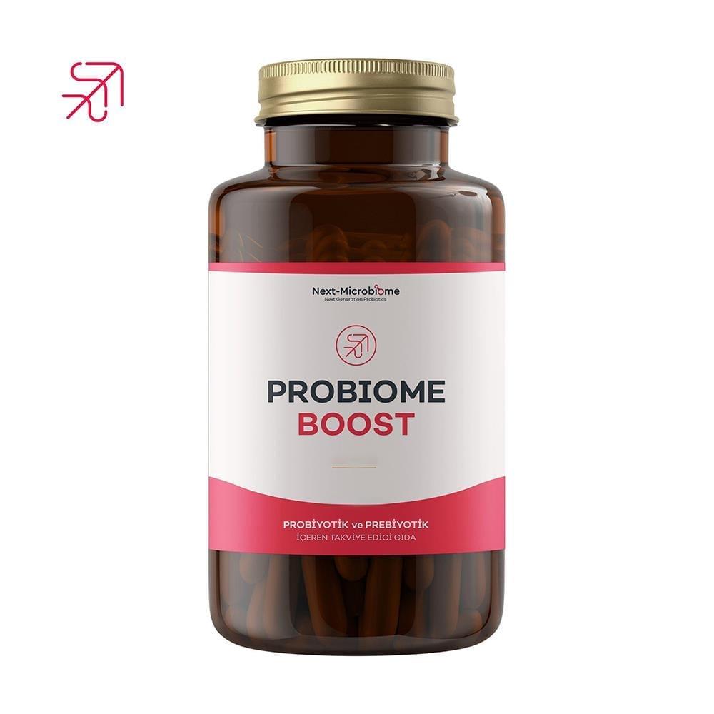 Next-Microbiome Probiome-Boost Probiyotik ve Prebiyotik 60 Kapsül-Next-Microbiome