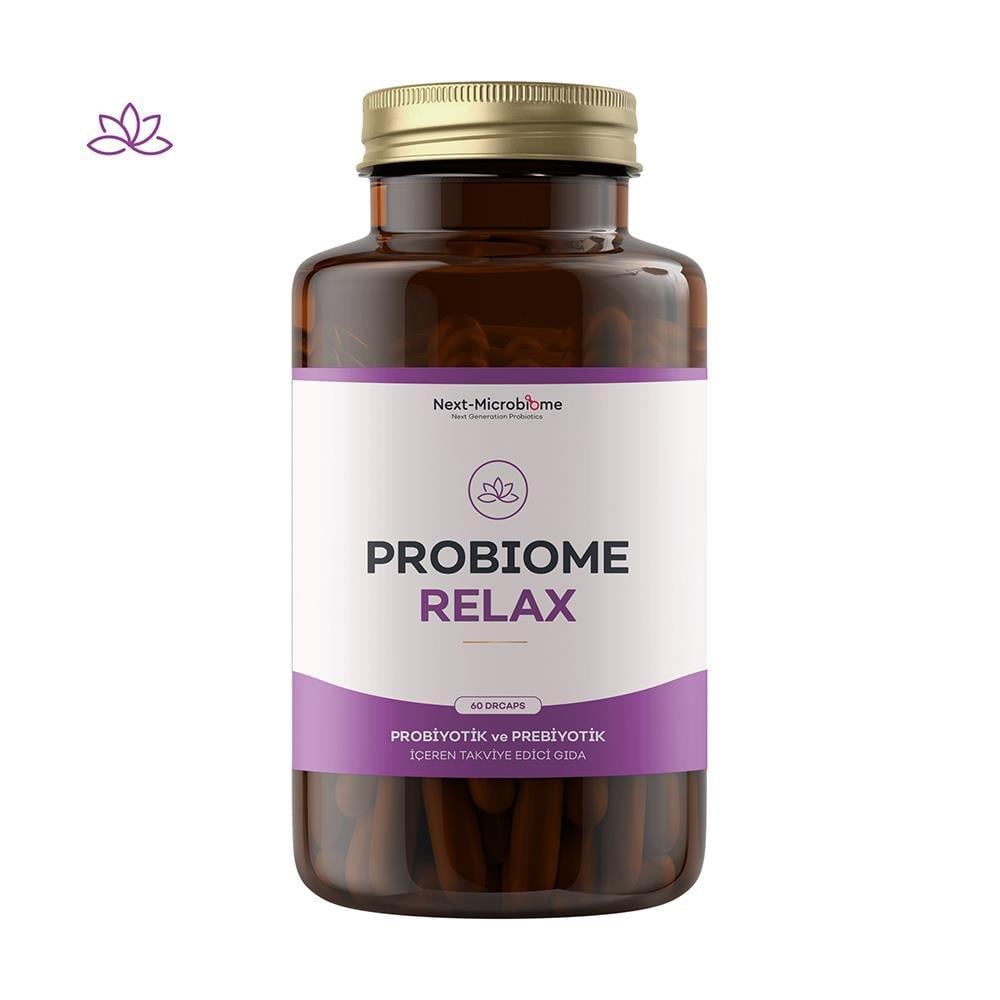 Next-Microbiome Probiome-Relax Probiyotik ve Prebiyotik 60 Kapsül-Next-Microbiome