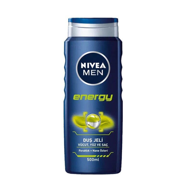 Nivea Energy Duş Jeli Vücut Yüz Saç 500 ml-Nivea