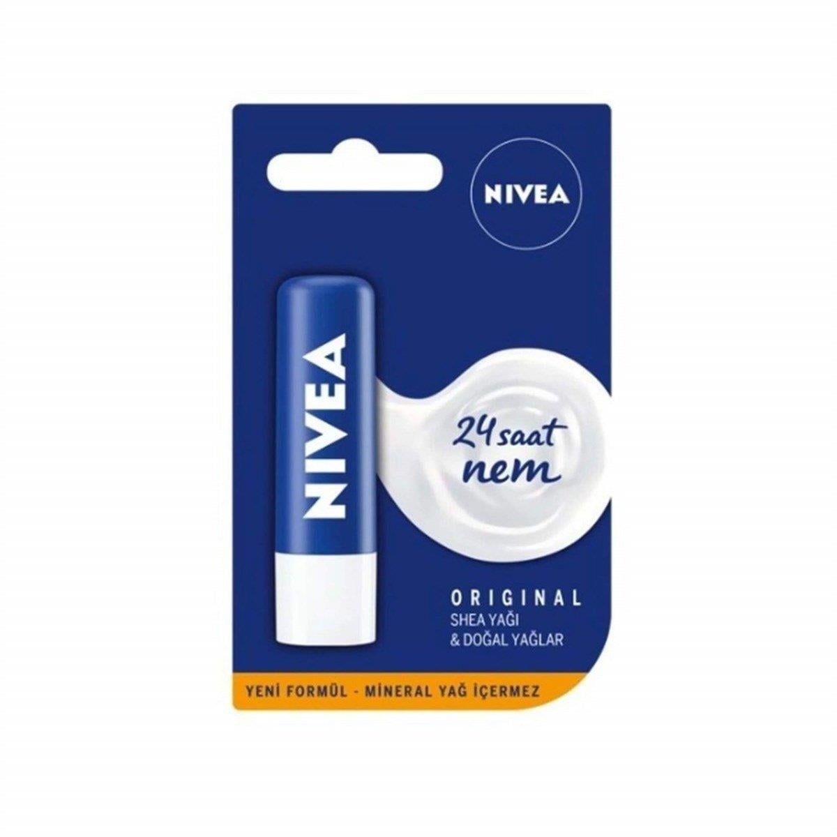 Nivea Lip Stick Original 24 Saat Nem-Nivea