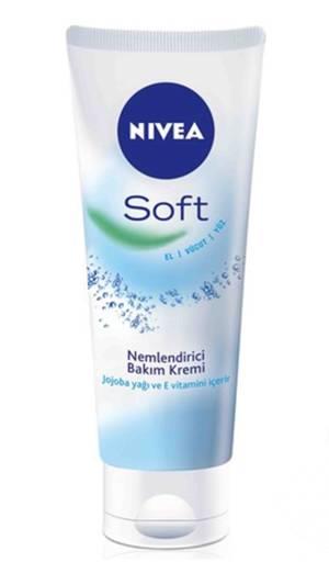Nivea Soft Nemlendirici Krem Tüp 75 ml-Nivea