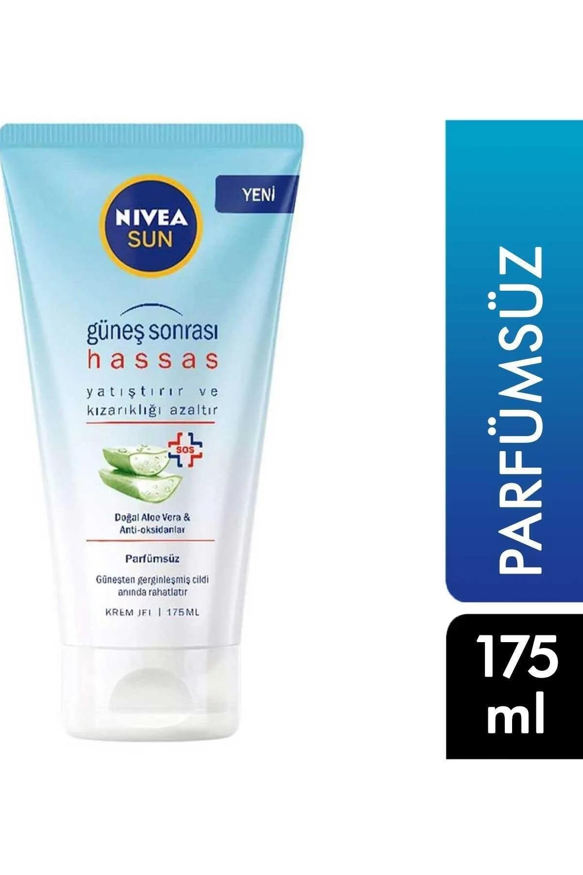 Nivea Sun Güneş Sonrası Hassas Krem Jel 175 ml-Nivea