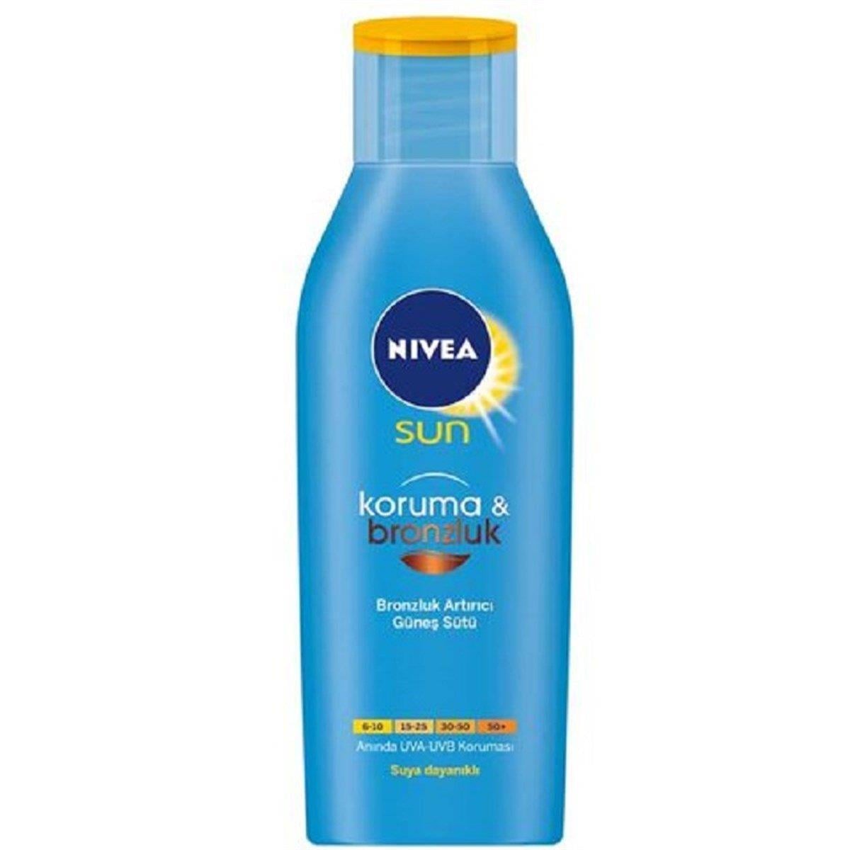 Nivea Sun Güneş Sütü Koruma & Bronzluk Arttırıcı SPF30 200 ml-Nivea