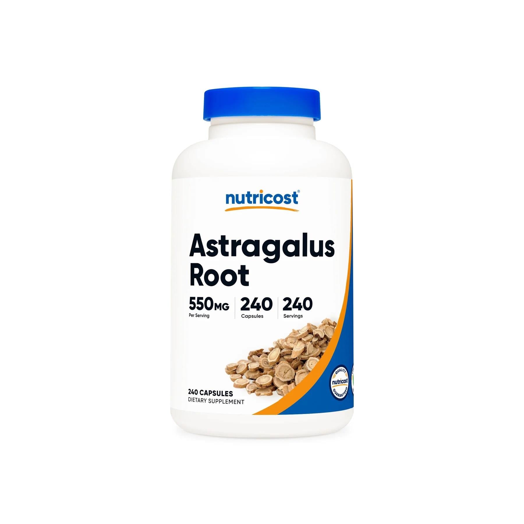Nutricost Astragalus Root 550 mg 240 Capsules-Nutricost
