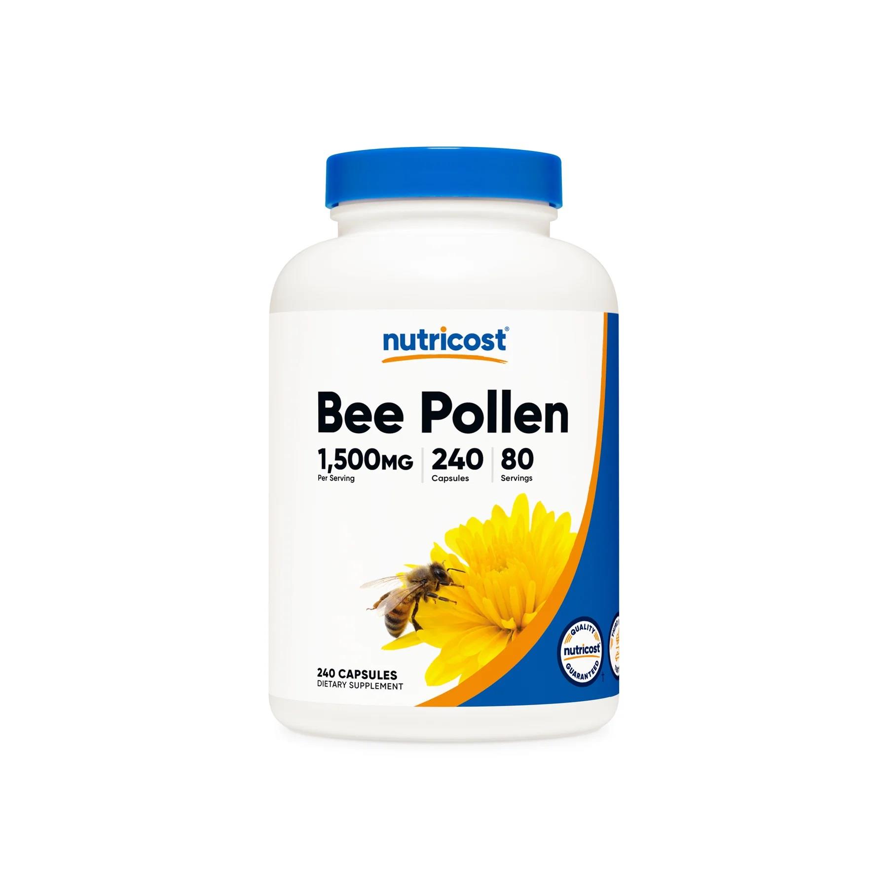 Nutricost Bee Pollen 1,500 mg 240 Capsules-Nutricost