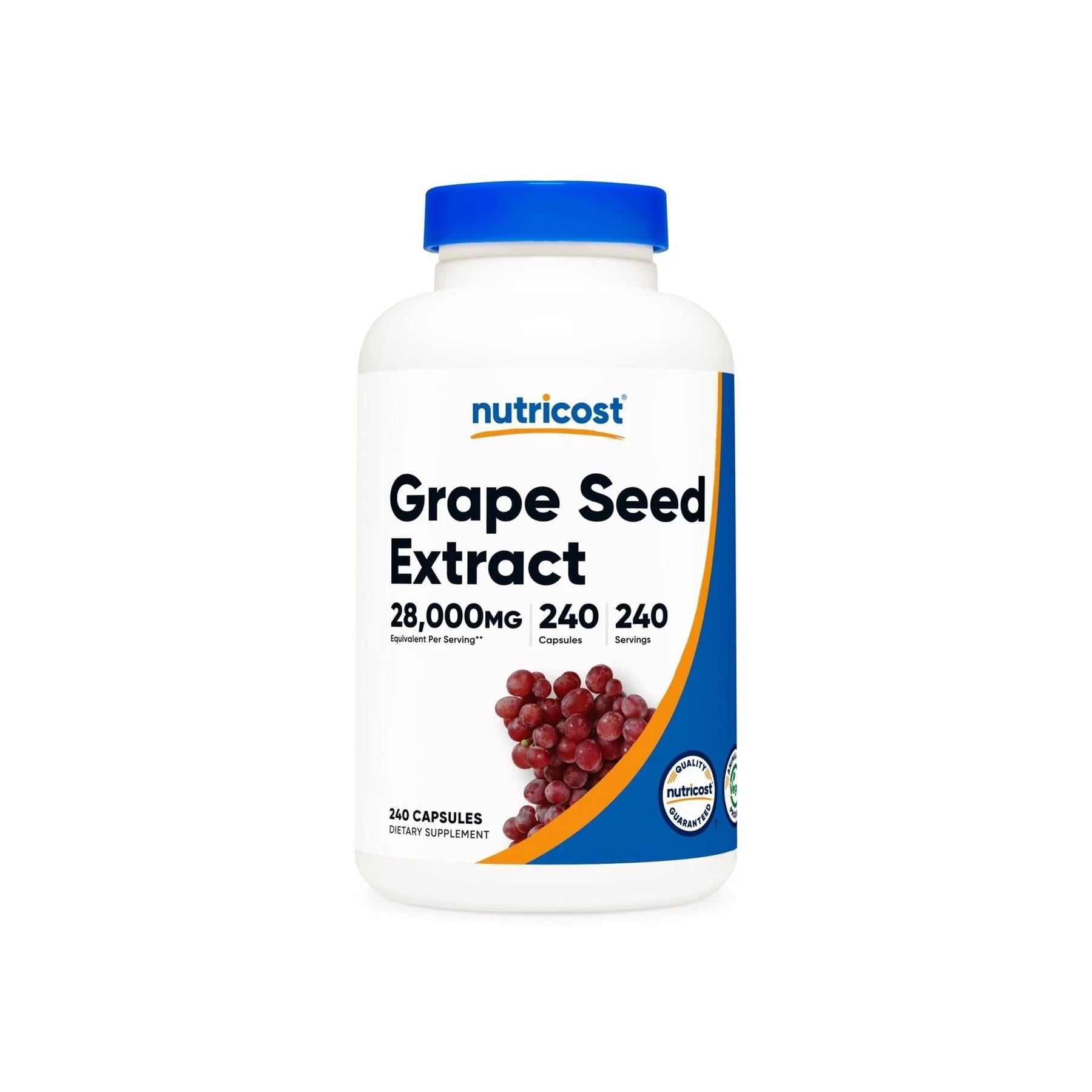 Nutricost grape Seed Extract 28000 mg  240 Capsules-Nutricost
