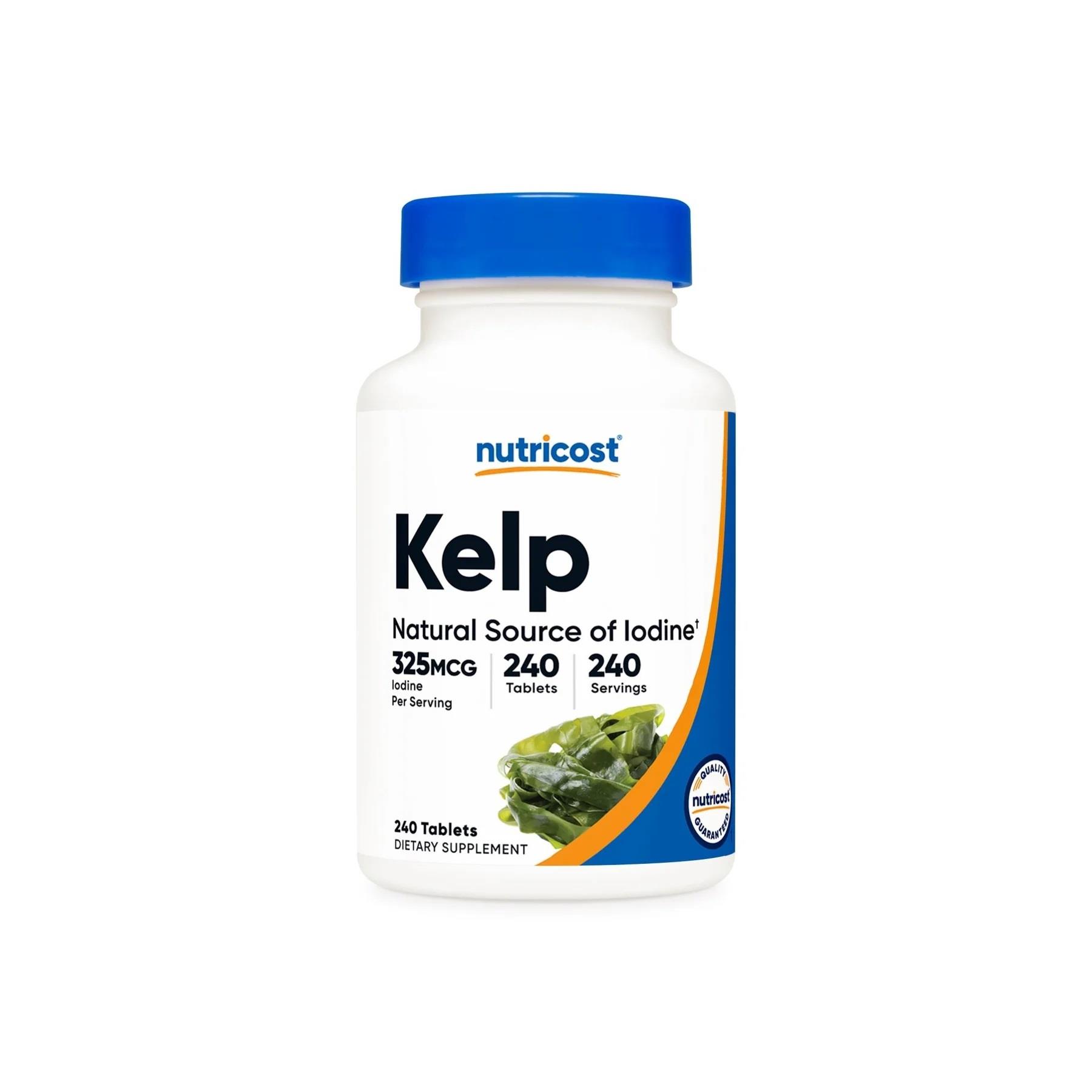 Nutricost Kelp 325 mcg 240 Tablets-Nutricost