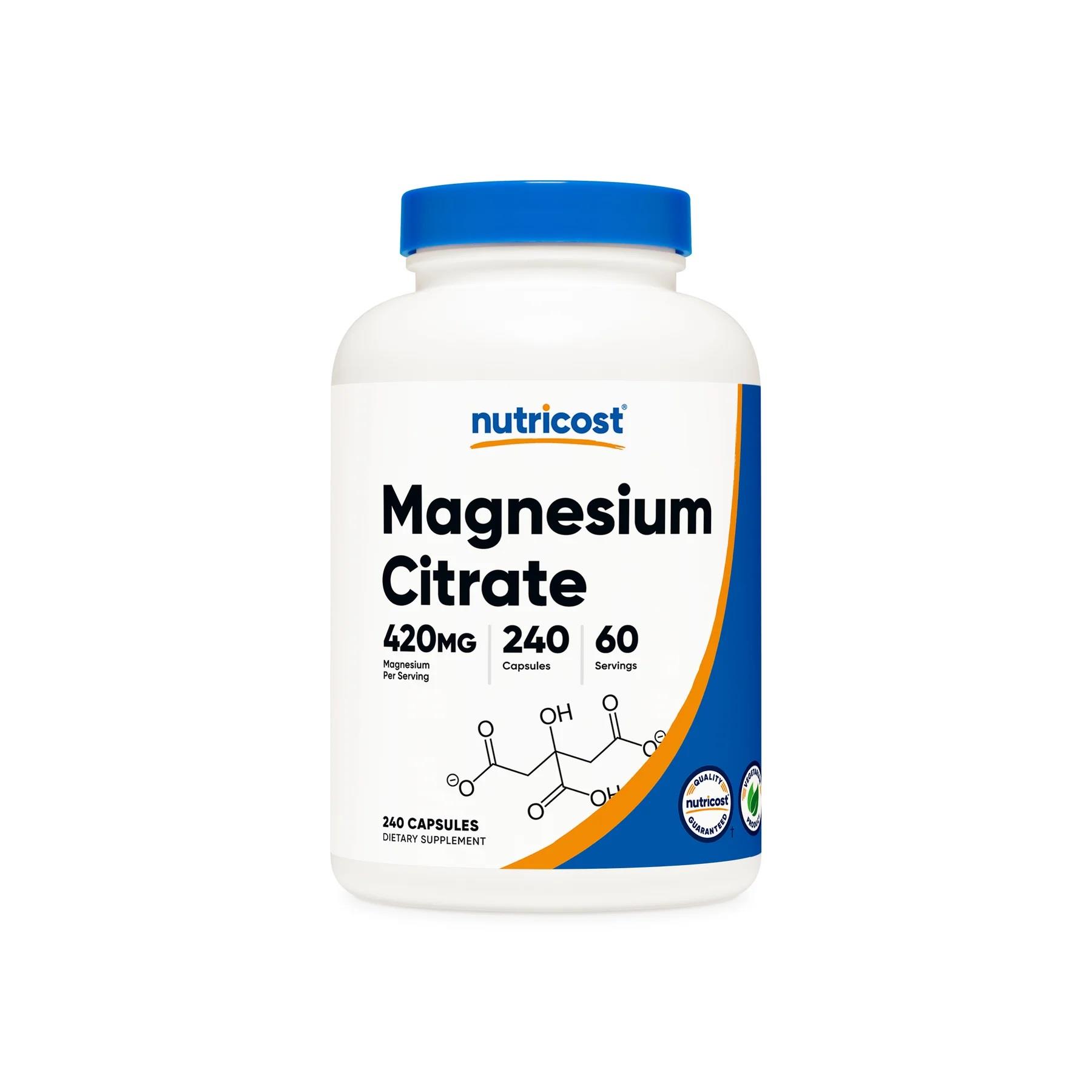 Nutricost Magnesium Citrate 420 mg 240 Kapsül-Nutricost