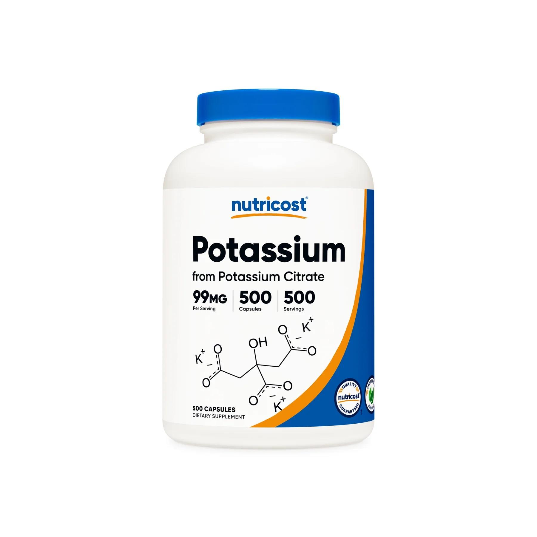 Nutricost Potassium Citrate 99 mg 500 Kapsül-Nutricost