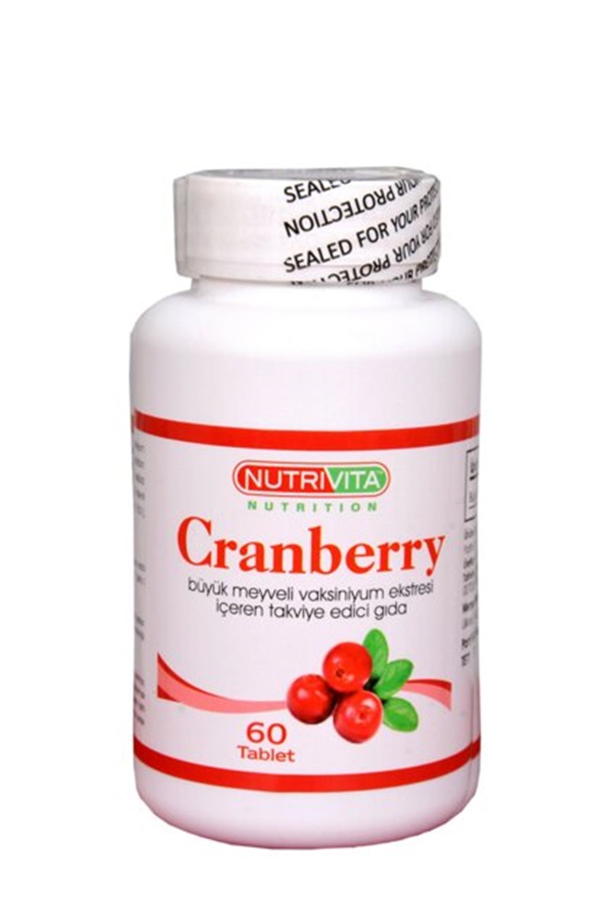 Nutrivita Cranberry Vaksiniyum 60 Tablet