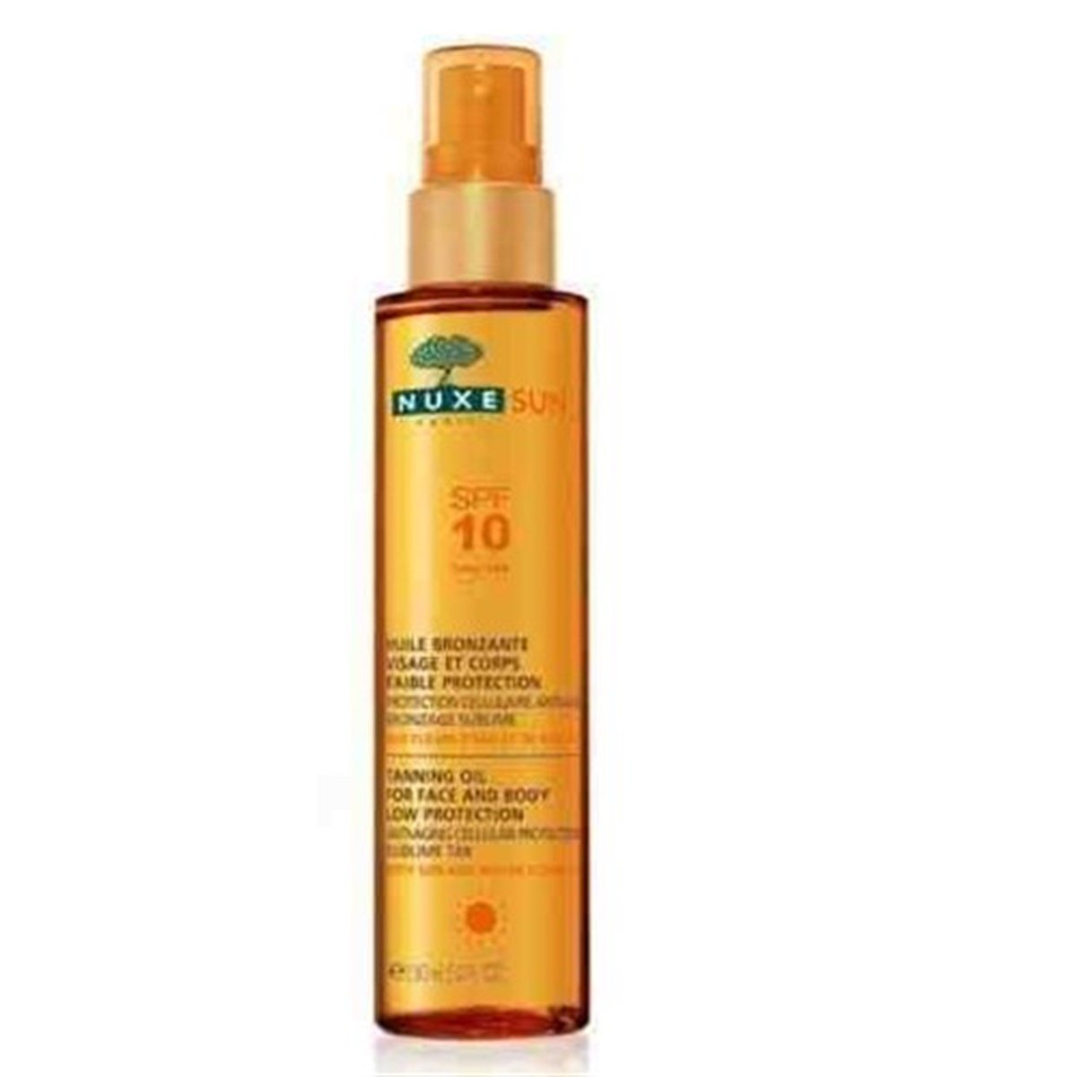 Nuxe Huile Solaire Spf 10 - Bronzlaştırıcı Yüz Ve Vücut Yağı Spf 10 150 Ml