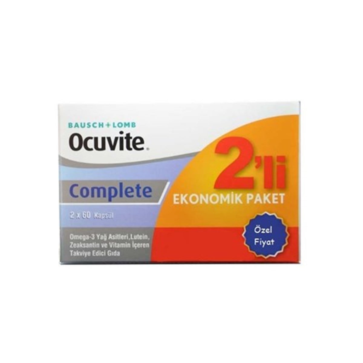 Ocuvite Complete Ekonomik Paket ( 2*60 Tablet )