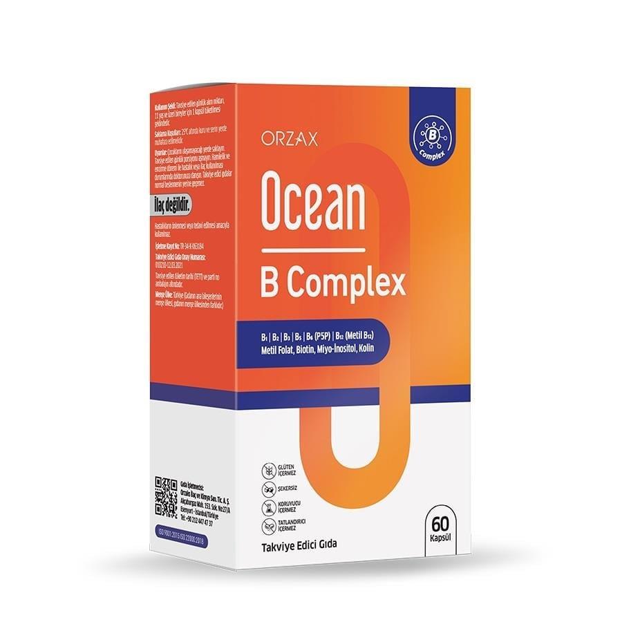 Orzax Ocean B Complex 60 Kapsül-Orzax