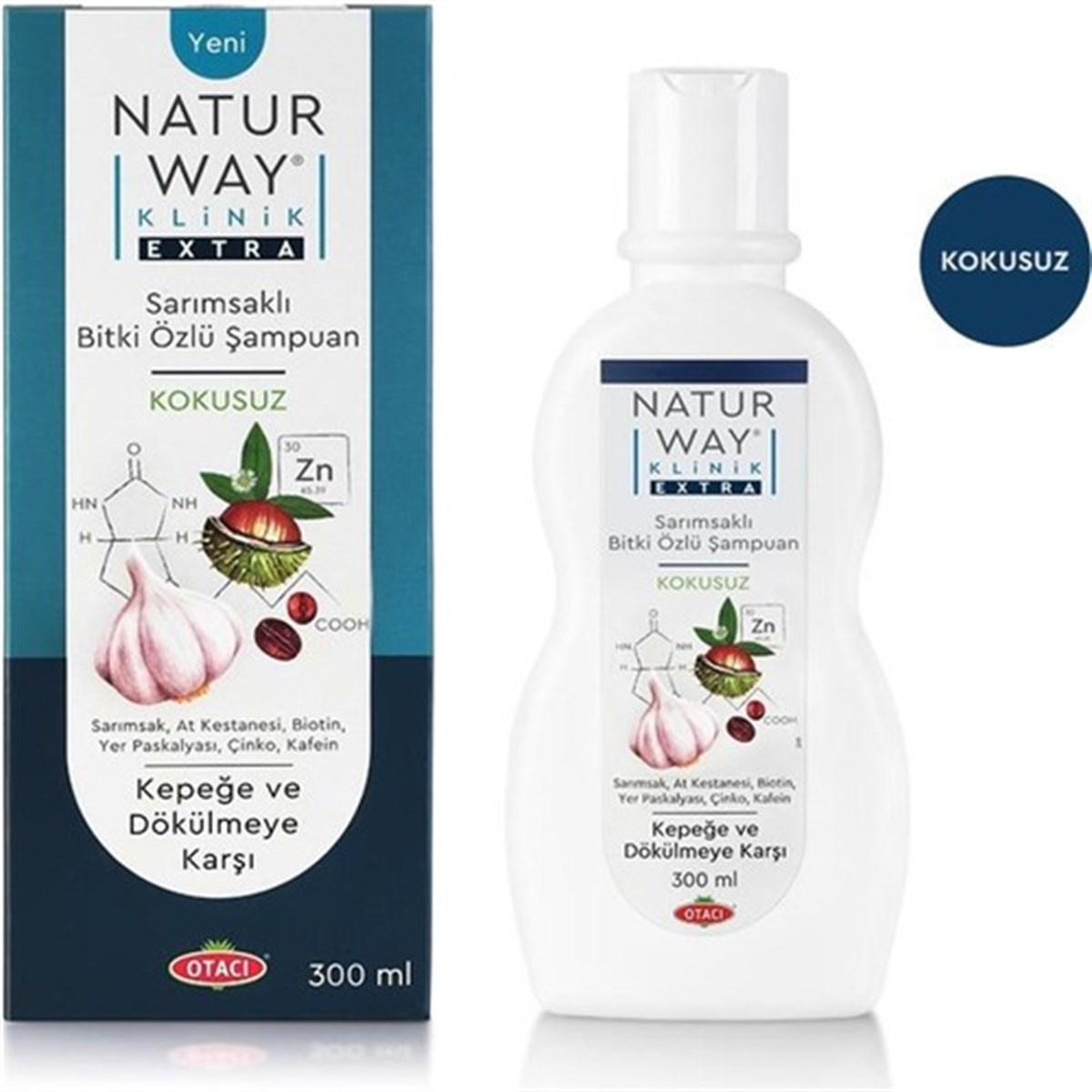 Otacı Naturway Klinik Sarımsaklı Şampuan 500 ml Kokusuz