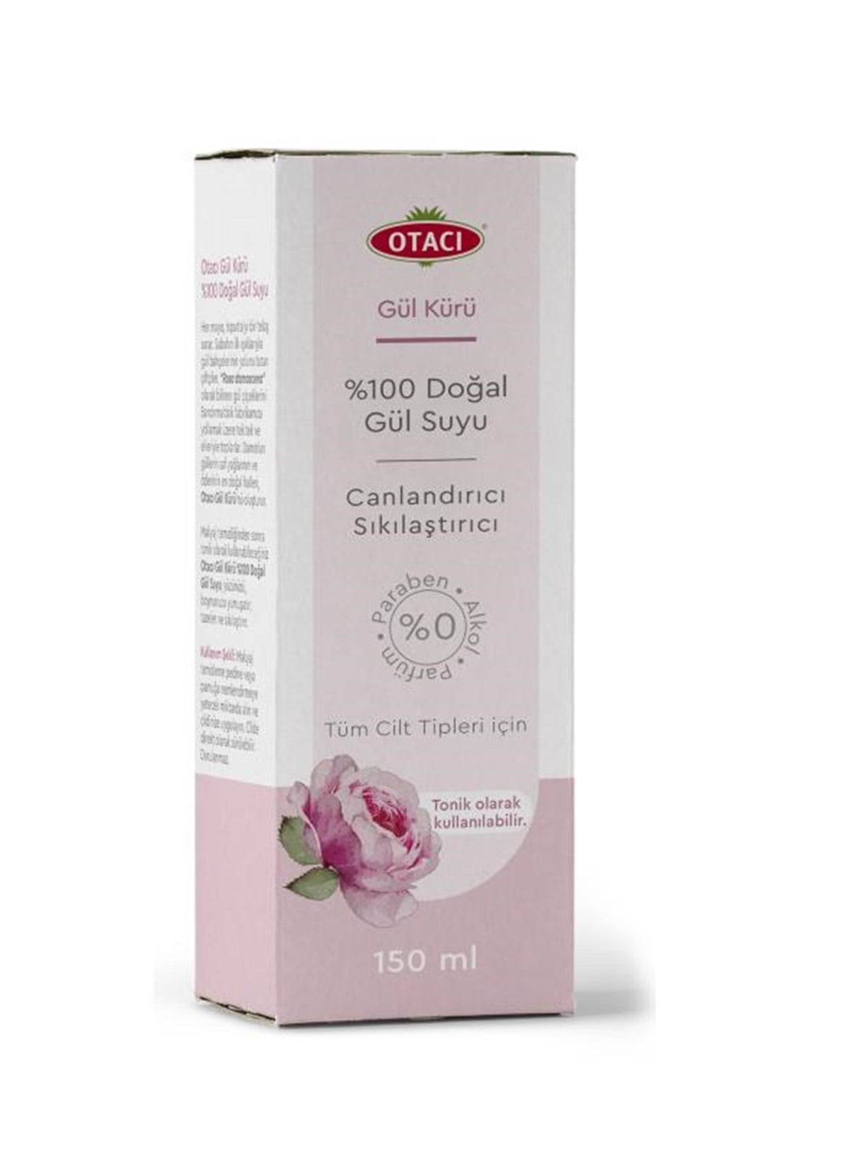 Otacı Otal Doğal Gül Kürü Gül Suyu 150 ml