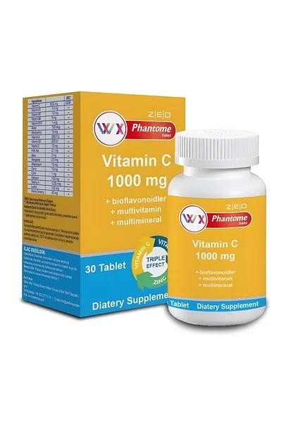 Phantome 1000 mg Vitamin C 30 Tablet-Phantome