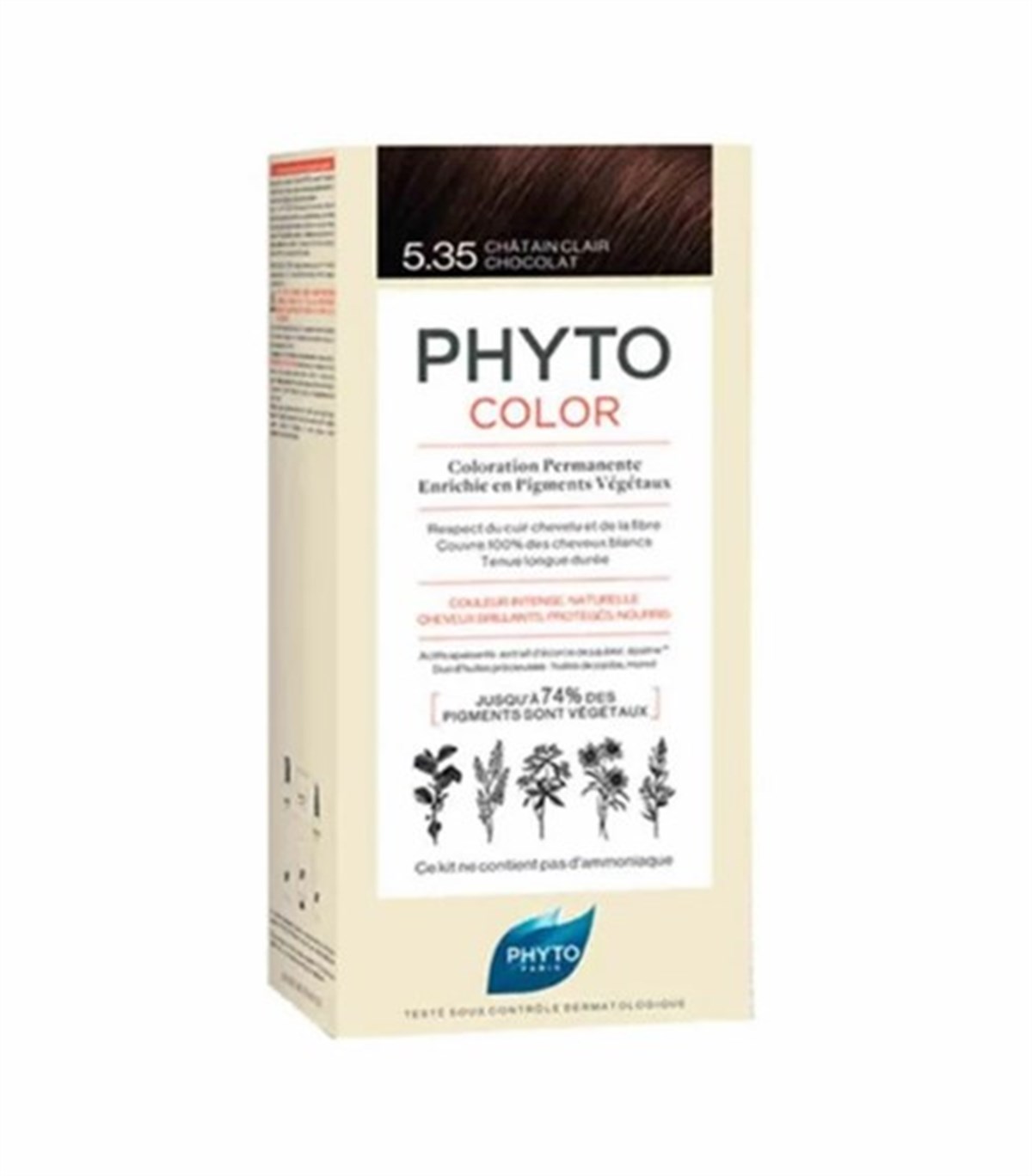 Phyto Phytocolor Bitkisel Saç Boyası 5.35 - Açık Kestane Dore Akaju Yeni Formül