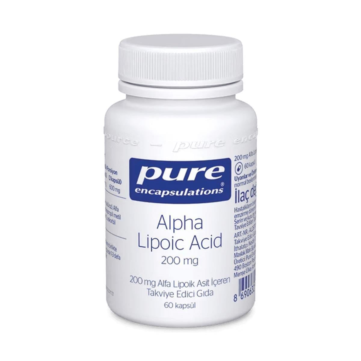 Pure Encapsulations Alpha Lipoic Acid 60 Kapsül-PURE