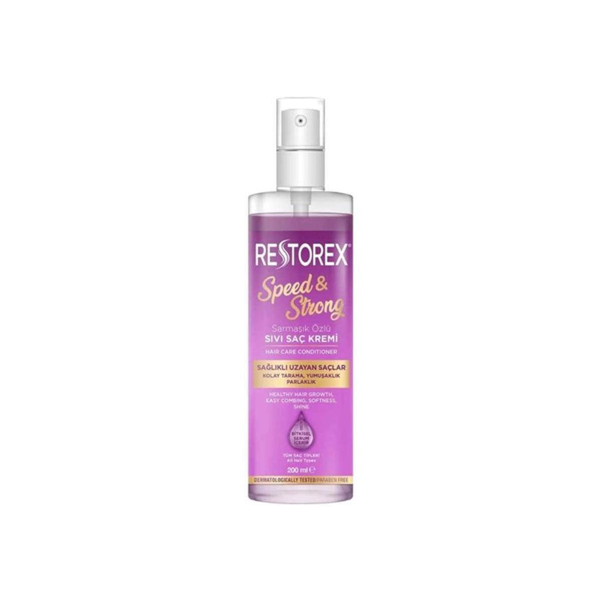 Restorex Sağlıklı Uzama Etkili Sarmaşık Özlü Sıvı Saç Kremi 200 ml