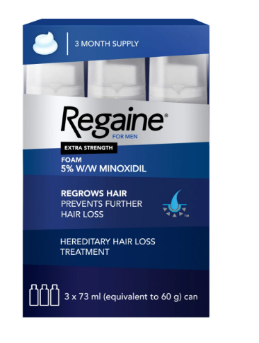 Rogaine Extra Strength Men 3 Tüp Köpük 60 gr - İthal-ROGAİNE