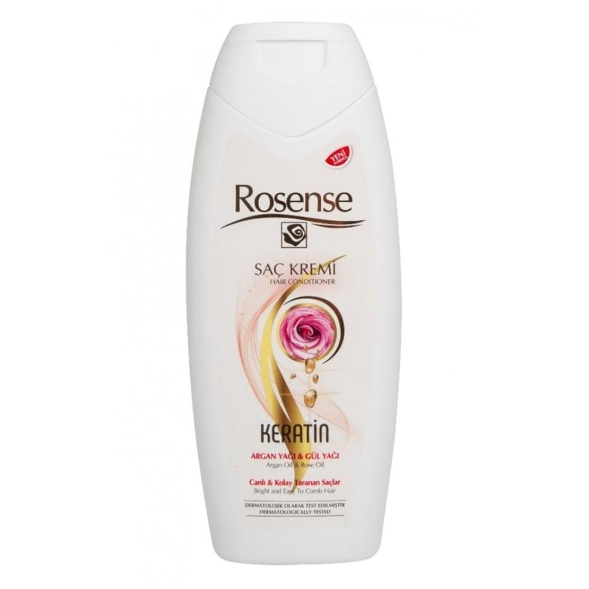 Rosense Keratin Argan Gül Yağı Saç Kremi 400 ml