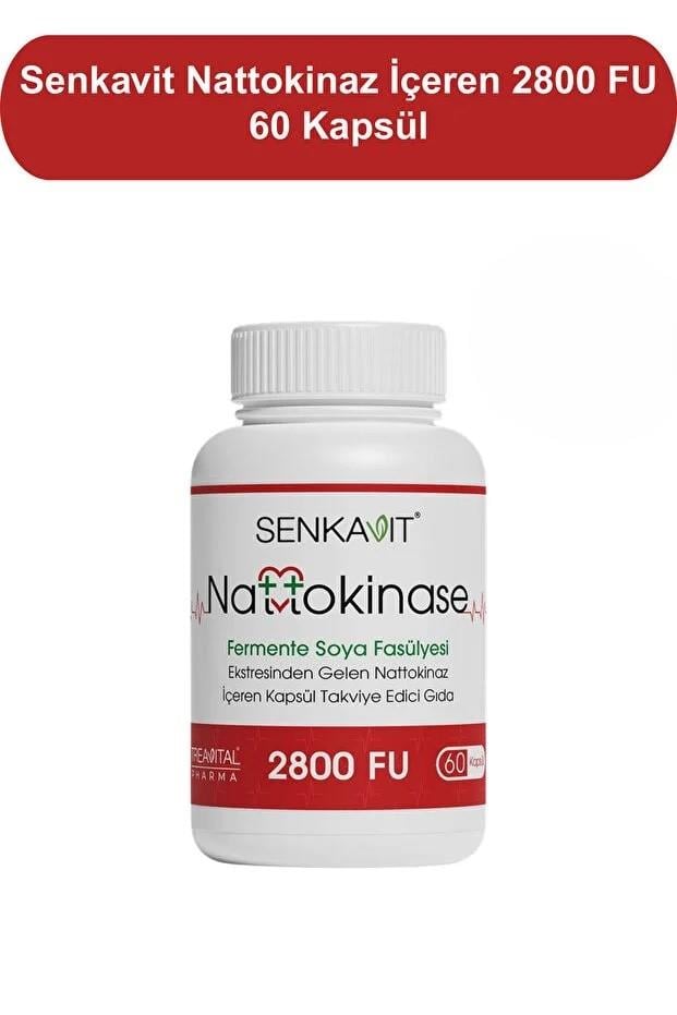 Senkavit Nattokinaz İçeren 2800 FU 60 Kapsül-Senkavit