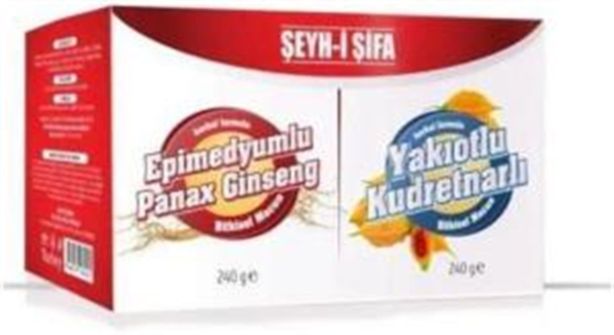 Şeyhi Şifa 2 Adet Panaks Ginseng 2 Adet Yakıotlu Kudret Narlı 4 lü set