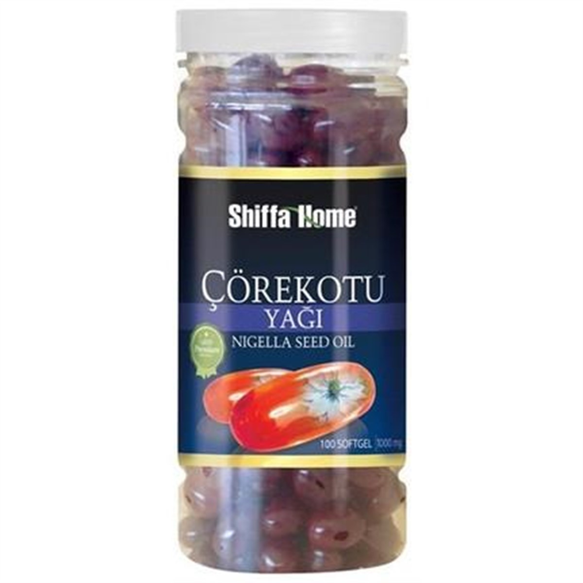Shiffa Home Çörekotu Yağı Softjel 1000 mg 100 Softjel Kapsül