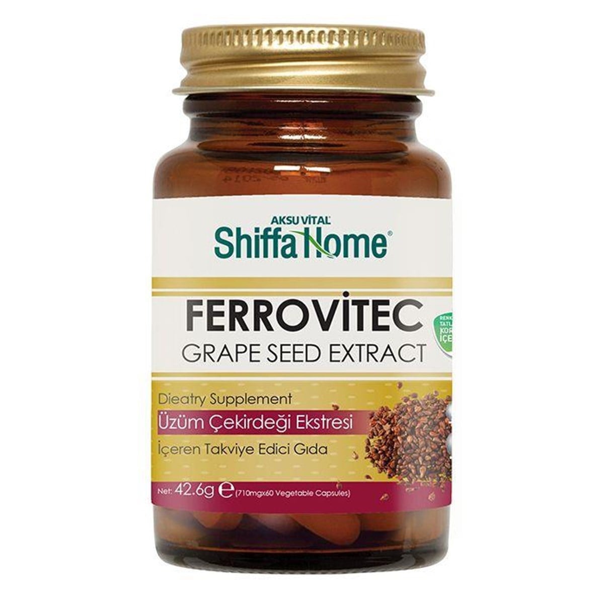 Shiffa Home FerroViteC Üzüm Çekirdeği Ekstresi