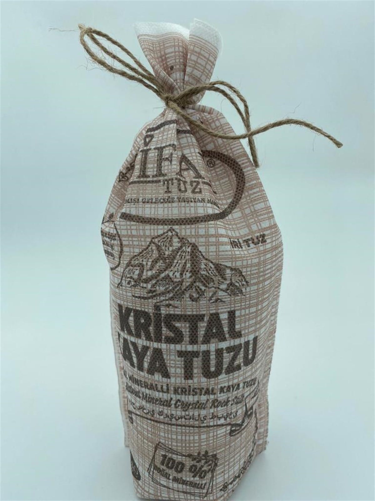 Şifay Kristal Kaya Tuzu 1000 gr Bez Sofrada Öğütme