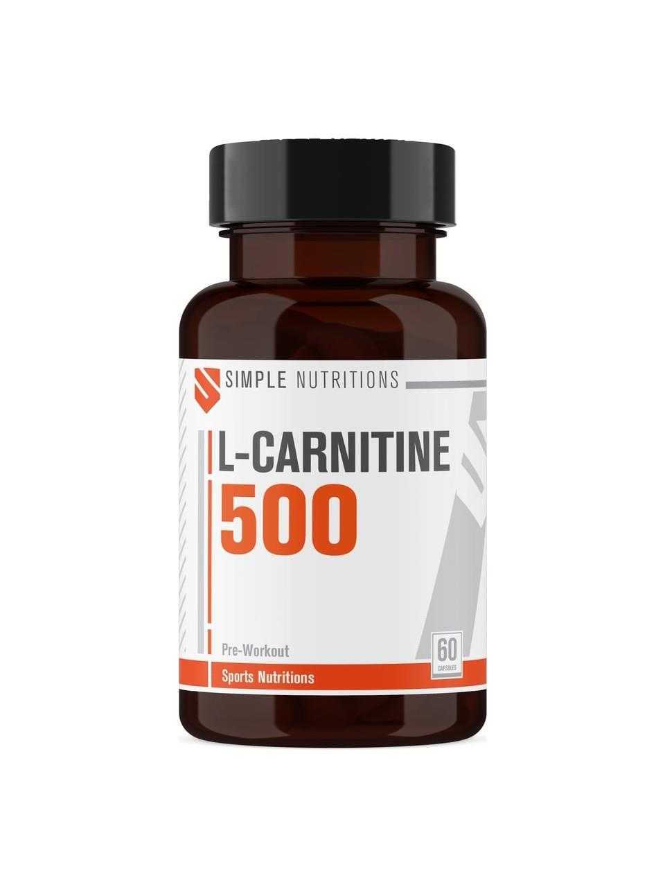 Simple Nutritions L-Carnitine 500 60 Kapsül-Simple Nutritions