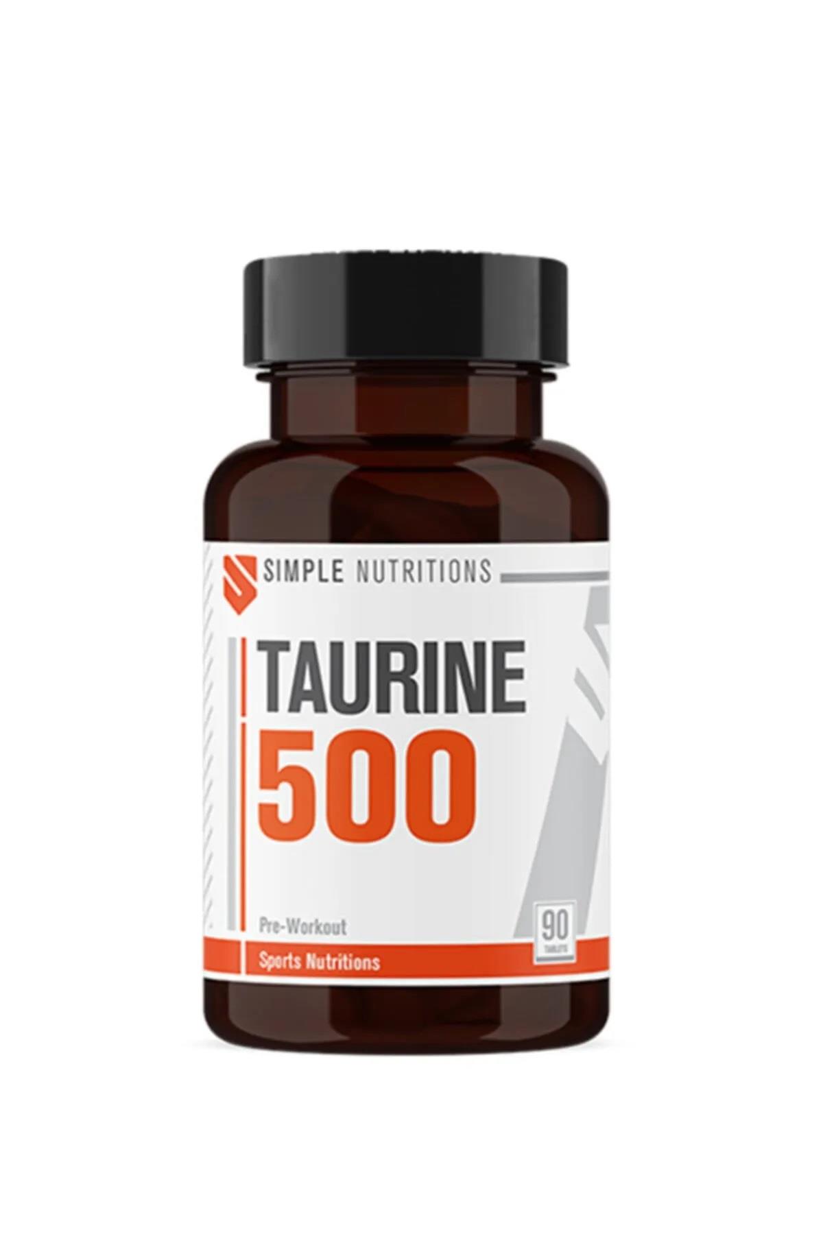 Simple Nutritions Taurine 500 mg 90 Tablet-Simple Nutritions