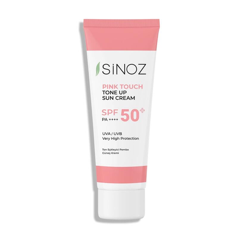 Sinoz Güneş Kremi Pink Touch Ton Eşitleyici Pembe SPF50+ 50 ml-Sinoz