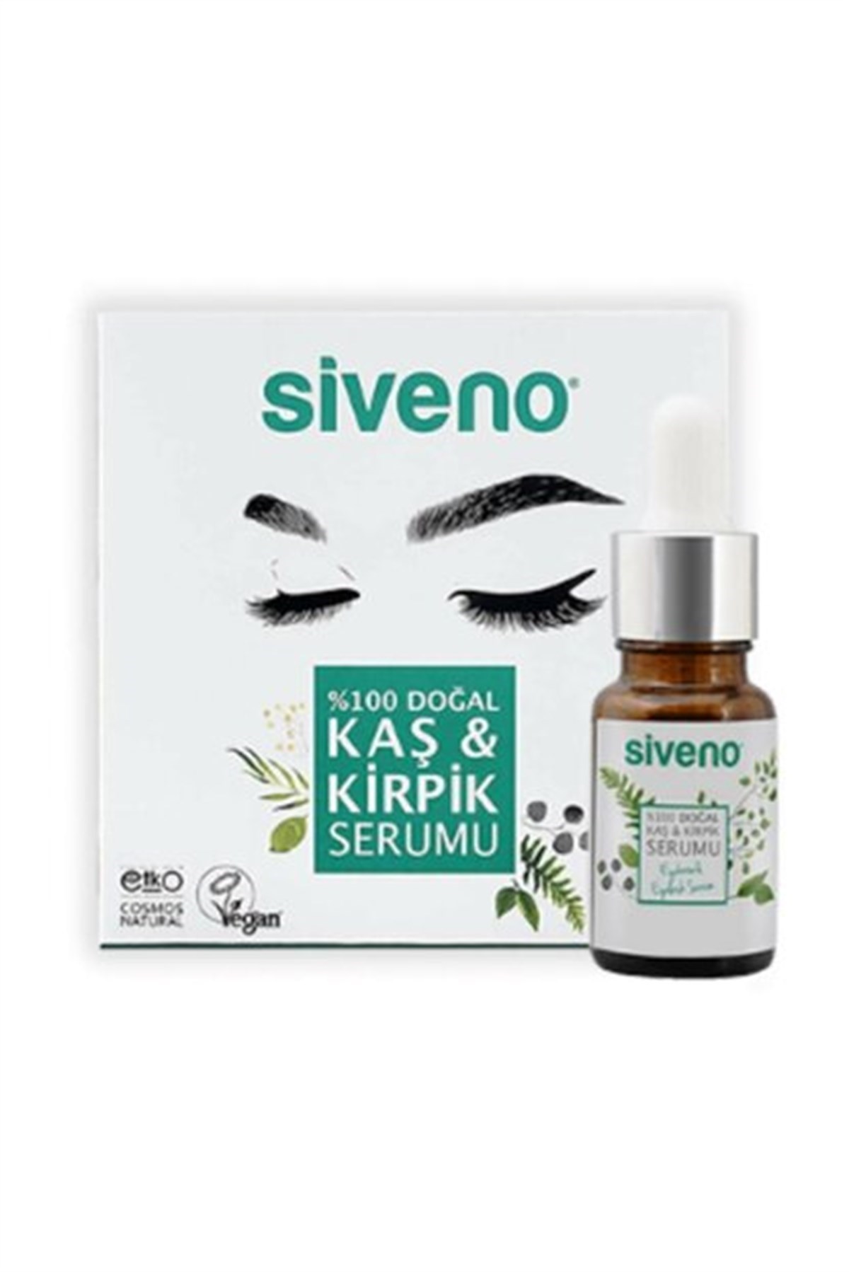 Siveno %100 Doğal Kaş & Kirpik Serumu 10 ml