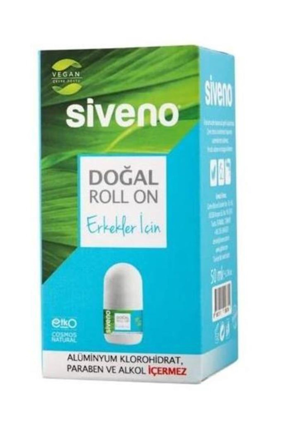 Siveno Doğal Roll On Erkekler İçin 50 Ml