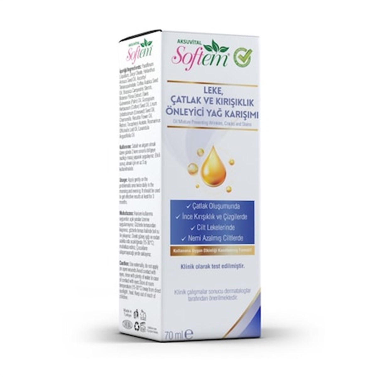 Softem Leke Çatlak Yağ Karışımı 70 ml