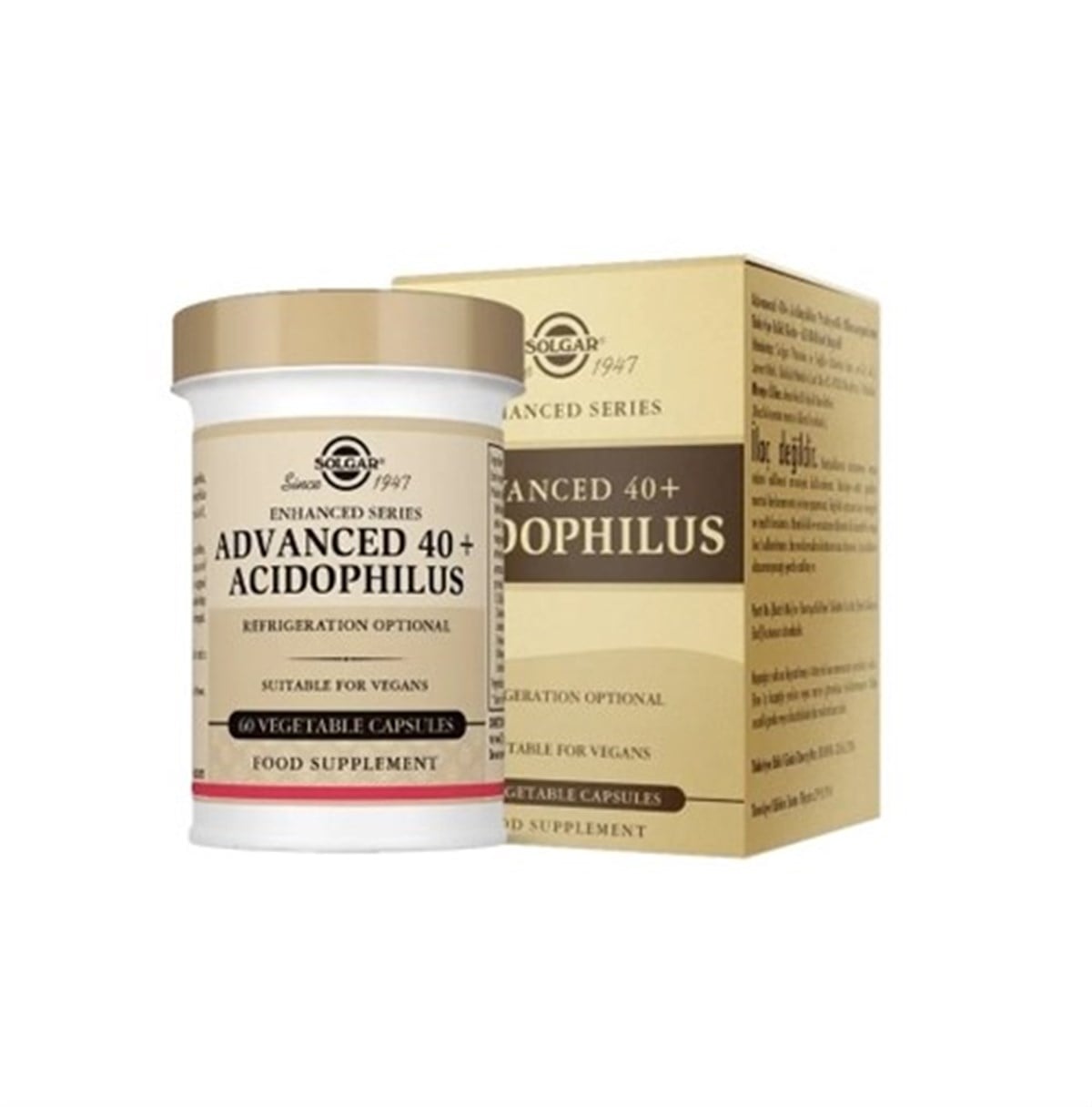Solgar Advanced 40+ Acidophilus 60 Kapsül