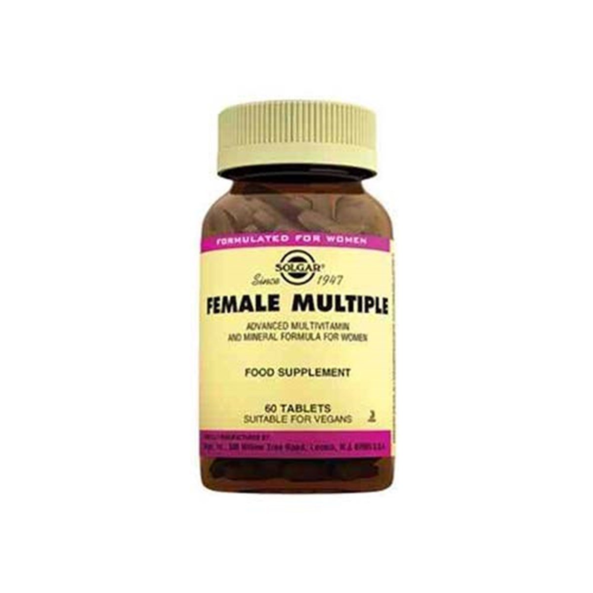 Solgar Female Multiple 60 Tablet