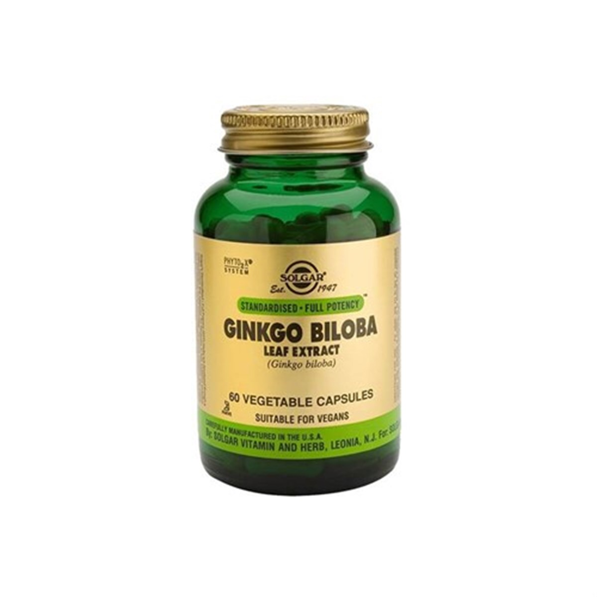 Solgar Ginkgo Biloba Leaf Extract 60 Kapsül
