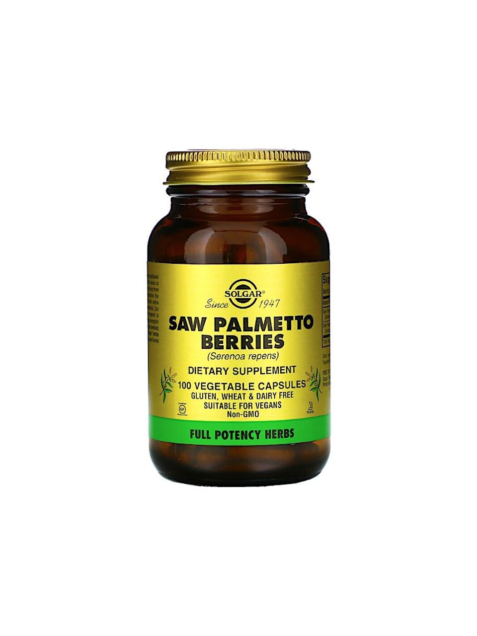 Solgar Saw Palmetto Berries 100 Kapsül-Solgar