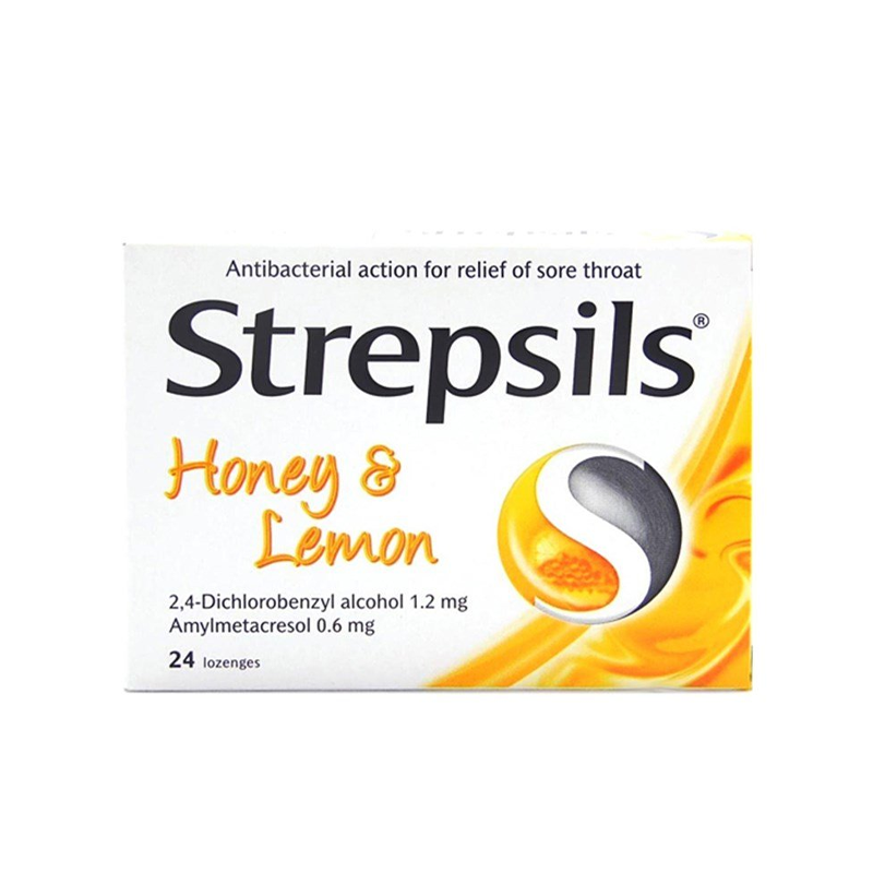 Strepsils Bal & Limon 24 Pastil-Strepsils